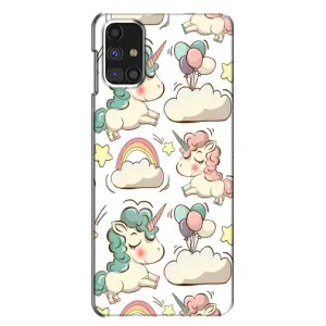 Чохол для Самсунг Галаксi M31с - (Єдинорожки - Новинки) (AlphaPrint) (Єдиноріжки)