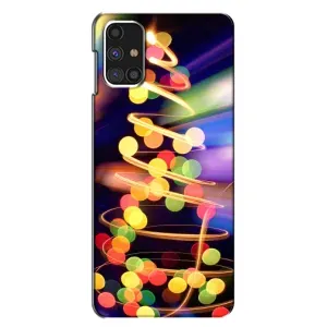 Новорічні Чохли для Самсунг Галаксi M31с (VPrint) (Ялинка в огоньках)