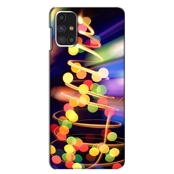 Чехол с принтом «Елка с гирлянд» для Samsung Galaxy M31s
