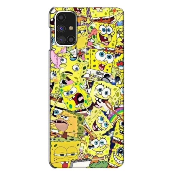 Чохол з принтом «Емоції Спан Боба» для Samsung Galaxy M31s