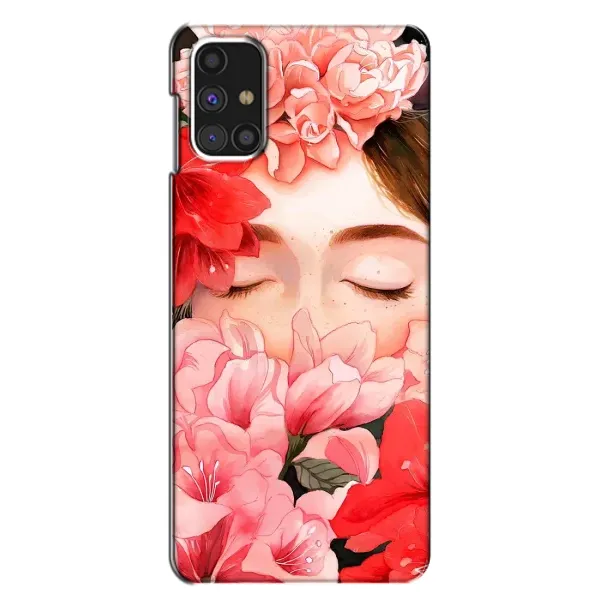 Чехол с принтом «Глаза в цветах» для Samsung Galaxy M31s