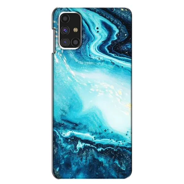 Чехол с принтом «Голубой мрамор» для Samsung Galaxy M31s