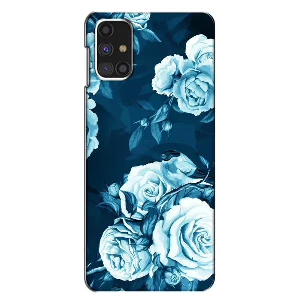 Чехол с принтом «Голубые Бутоны» для Samsung Galaxy M31s