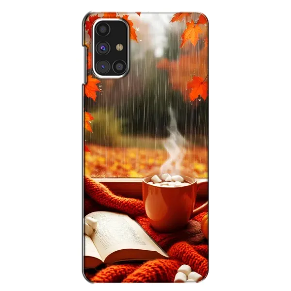 Чохол з принтом «Кава і дощ» для Samsung Galaxy M31s