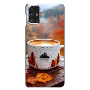 Чохол з унікальним дизайном 'Осінь з кавою' для Samsung Galaxy M31s (Кава на природі)