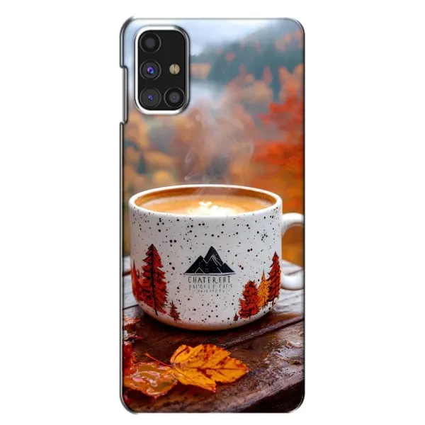 Чохол з принтом «Кава на природі» для Samsung Galaxy M31s