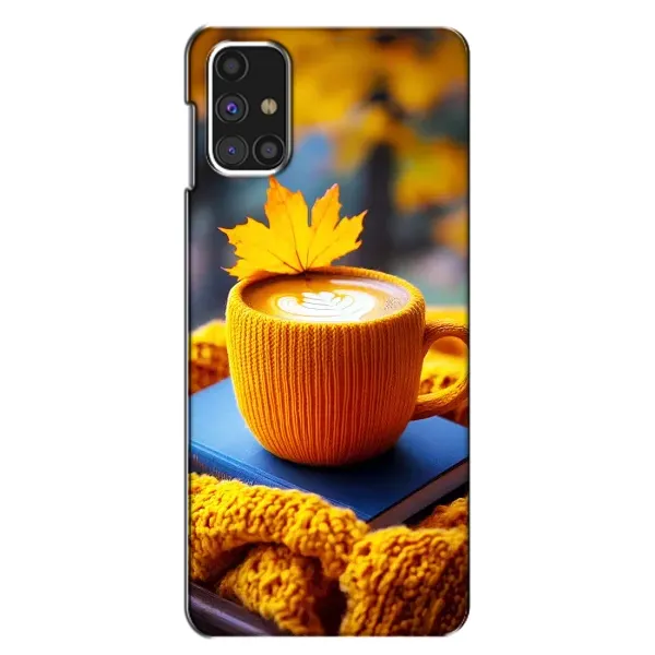 Чохол з принтом «Кава на жовтому пледі» для Samsung Galaxy M31s