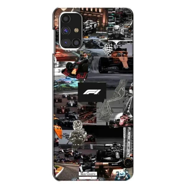 Чохол з принтом «Гоночний колаж Ф1» для Samsung Galaxy M31s Чохол з принтом «Гоночний колаж Ф1» для Samsung Galaxy M31s