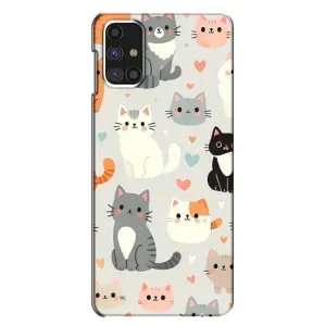 Чохол з малюнком кіт на Samsung Galaxy M31s (Колаж котів)