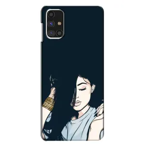 Чохол з друком для Samsung Galaxy M31s - (Мода) (AlphaPrint) (Гарна дівчина)