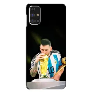 Чехлы для Samsung Galaxy M31s (Leo чемпион) (AlphaPrint) (Кубок Месси)