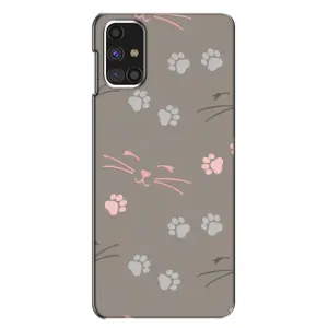 Чохол з малюнком кіт на Samsung Galaxy M31s (Лапи і вуса)