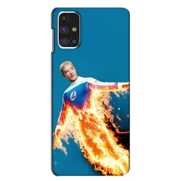 Чохол з принтом «Людина-факел у вогні» для Samsung Galaxy M31s