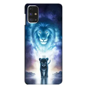 Чохол з картинкою ЛЕВ для Samsung Galaxy M31s (VPrint) (Маленький лев)