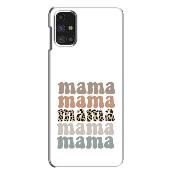 Чохол з принтом «Текстовий колаж мама» для Samsung Galaxy M31s