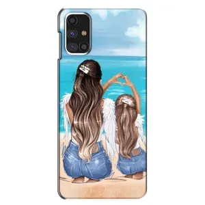 Чохол з друком для Samsung Galaxy M31s - (Мама з дитинкою) (AlphaPrint) (Мама з донькою)