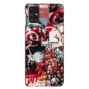 Чохол МАРВЕЛ для Самсунг Галаксi M31с (AlphaPrint) (Марвел Комикс)