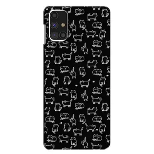 Чохол з принтом для Samsung Galaxy M31s (AlphaPrint) Модні коти (Маленькі котики)