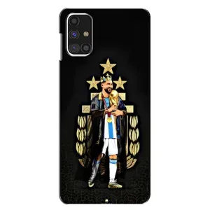 Чехлы для Samsung Galaxy M31s (Leo чемпион) (AlphaPrint) (Месси Король)