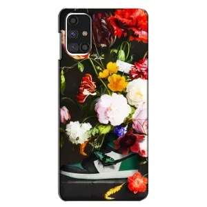 Бренднові Чохли для Samsung Galaxy M31s - (PREMIUMPrint) (Nike цветы)