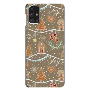 Новорічні, Святкові Чохли для Samsung Galaxy M31s - 2024 год (Новорічні пряники)