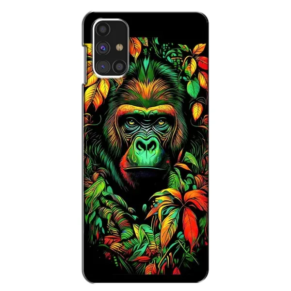 Чохол з принтом «Мавпа в квітах» для Samsung Galaxy M31s