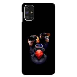 Чохол з Мавпами Samsung Galaxy M31s - (AlphaPrint) (Три мавпи)