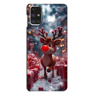 Яскравий чохол для Samsung Galaxy M31s з Зимові Оленята (Олень серед подарунків)