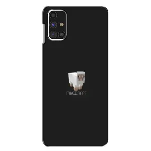 Чехол Майнкрафт на Samsung Galaxy M31s (AlphaPrint) Minecraft (Овечка Майнкрафт)
