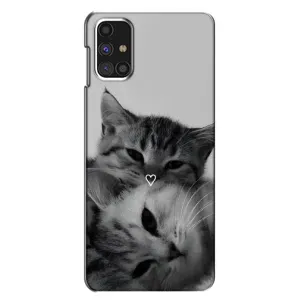 Чохол з малюнком кіт на Samsung Galaxy M31s (Пара котів)