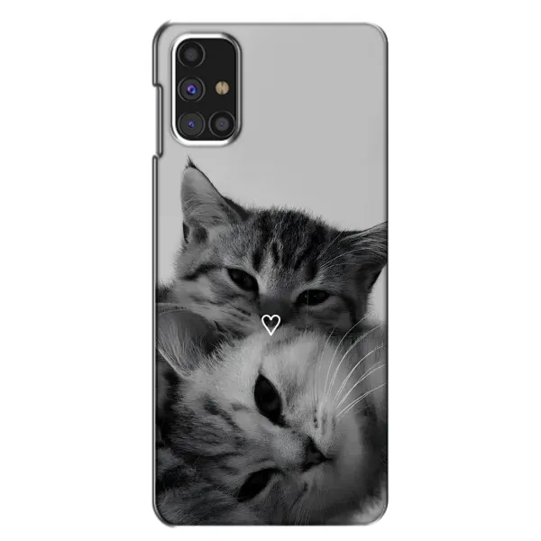 Чохол з принтом «Пара котів» для Samsung Galaxy M31s