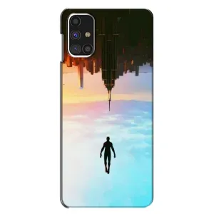 Чохол з людиною павуком для Samsung Galaxy M31s - (AlphaPrint) (Людина павук)