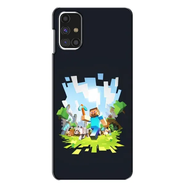 Чехол с принтом «персонажи Minecraft» для Samsung Galaxy M31s Чехол с принтом «персонажи Minecraft» для Samsung Galaxy M31s