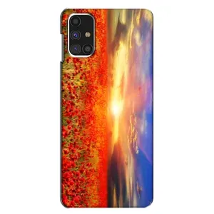 Чохол з картинкою (Стильні) Самсунг Галаксi M31с - (AlphaPrint) (Поле тюльпанів)