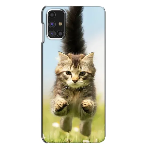 Чехол с принтом «Прыжок кота» для Samsung Galaxy M31s Чехол с принтом «Прыжок кота» для Samsung Galaxy M31s