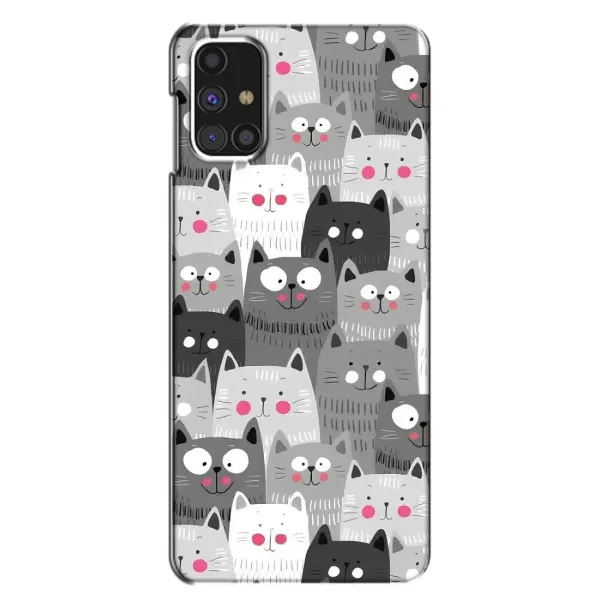 Чехол с принтом «Рисованные котики» для Samsung Galaxy M31s Чехол с принтом «Рисованные котики» для Samsung Galaxy M31s