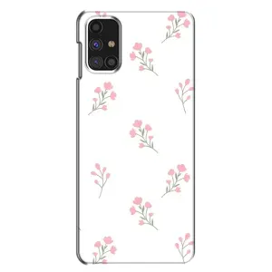 Чохол з принтом «Рожеві квіти» для Samsung Galaxy M31s