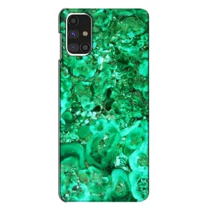 Мраморний чехол на Samsung Galaxy M31s (VPrint) (Салатовий Мрамор)