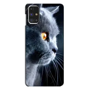 Чохли з Котиками для Samsung Galaxy M31s (VPrint) (Сірий Кіт)