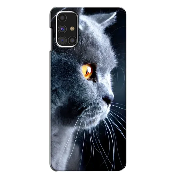 Чехол с принтом «Серый Кот» для Samsung Galaxy M31s Чехол с принтом «Серый Кот» для Samsung Galaxy M31s