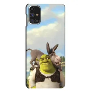 Чохол з мультфільмом Шрек на Samsung Galaxy M31s (Шрек та Осел)