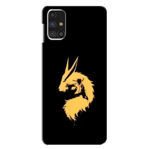 Naruto Anime Чохли для Самсунг Галаксi M31с (AlphaPrint) (силует Курама Наруто)