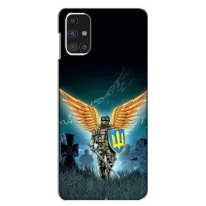 Чехлы с картинкой ЗСУ для Samsung Galaxy M31s (AlphaPrint) (Солдат ЗСУ)