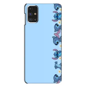 Чехол с принтом Стич на Samsung Galaxy M31s (Стич фон)