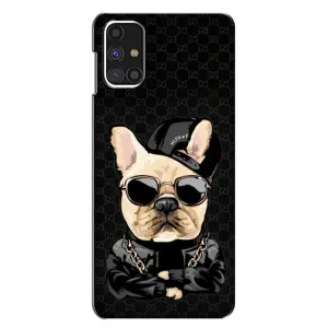 Чохли з крутими принтами для Samsung Galaxy M31s - (PREMIUMPrint) (Стильна собака)
