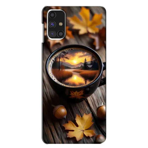 Чохол з принтом «Темна кава» для Samsung Galaxy M31s