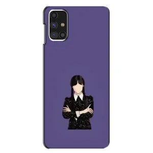 Чохли Венсдей на Samsung Galaxy M31s Уенсдей (AlphaPrint) (Венздей у чорному)