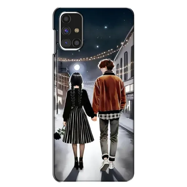 Чохол з принтом «Венздей та Тайлер» для Samsung Galaxy M31s