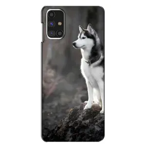 Чохол з Хаскі Samsung Galaxy M31s - (AlphaPrint) (Вірний собака)