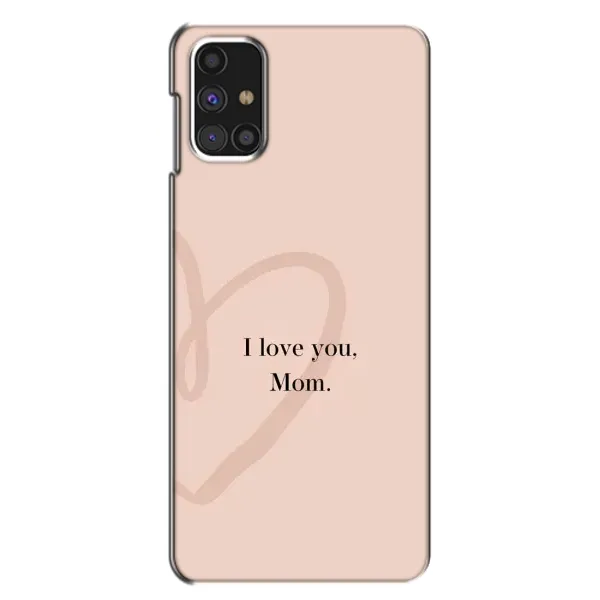 Чохол з принтом «Серце мамі» для Samsung Galaxy M31s